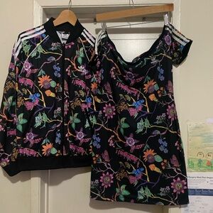 ADIDAS REVERSIBLE Black OVER THE SHOULDER Dress with Signature Logo